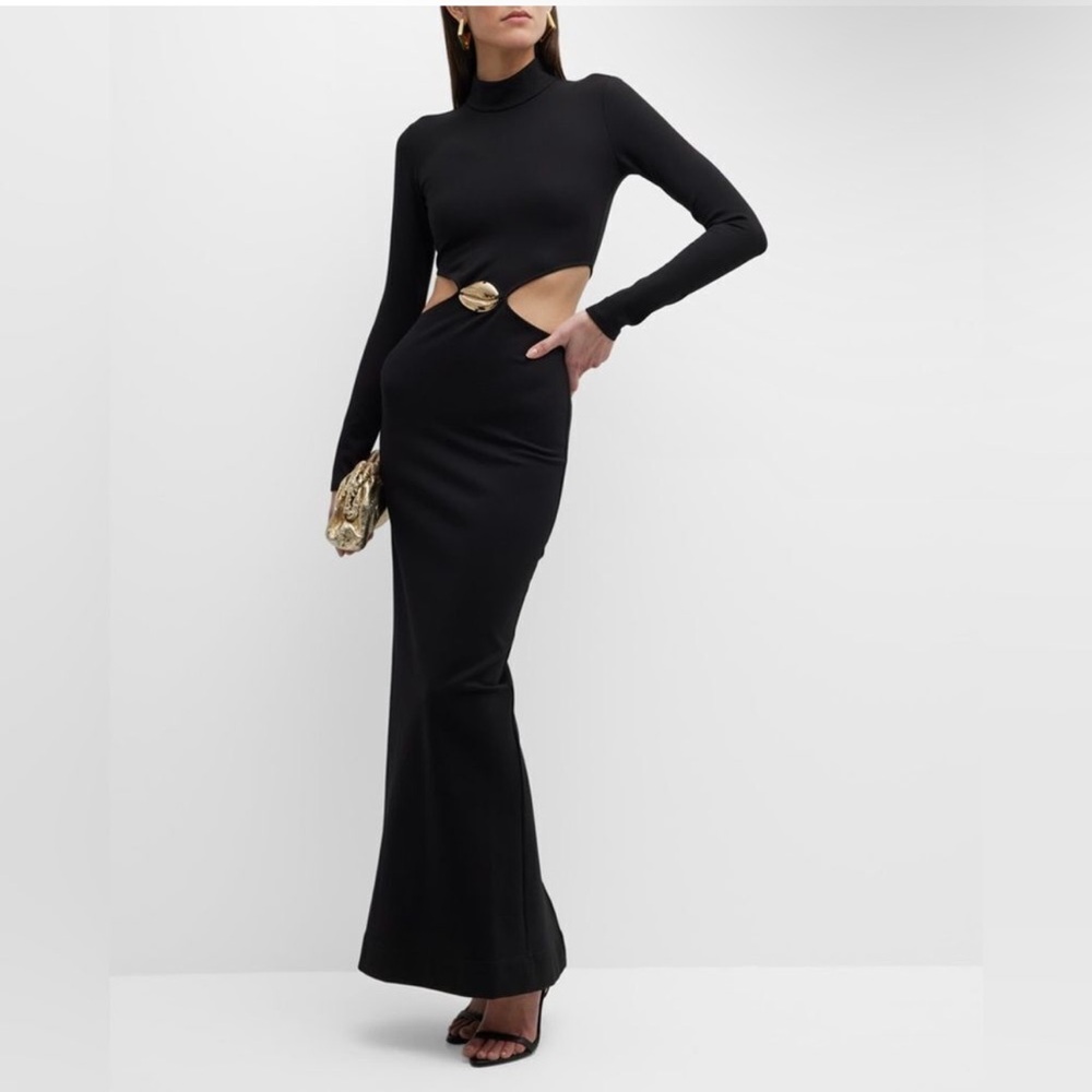 STAUD | Arlette Cut-Out Maxi Dress XL